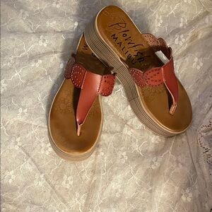 Blowfish Women's Coral Sandals; 2” wedge, thong style